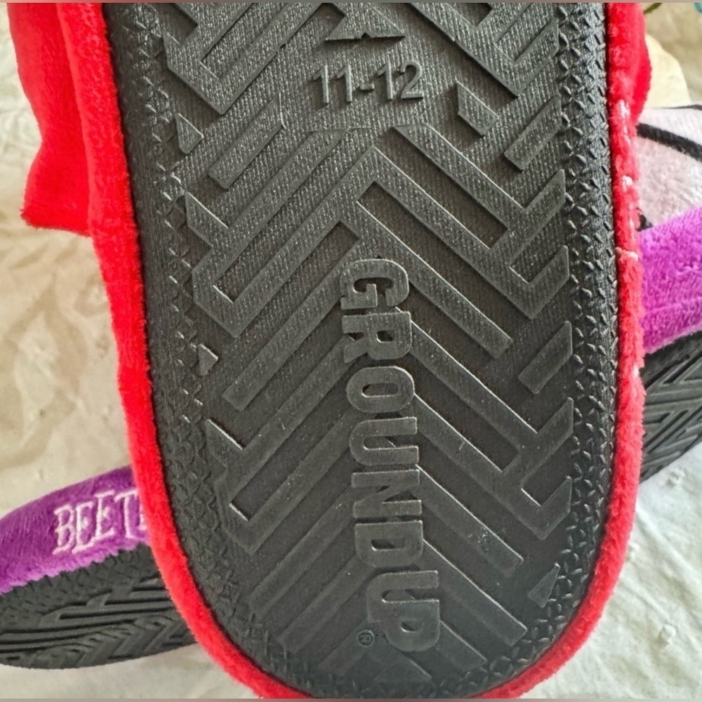 Warner Bros. Character Slippers - Purple and Red Beetlejuice Women's Slippers - Picture 12 of 12
